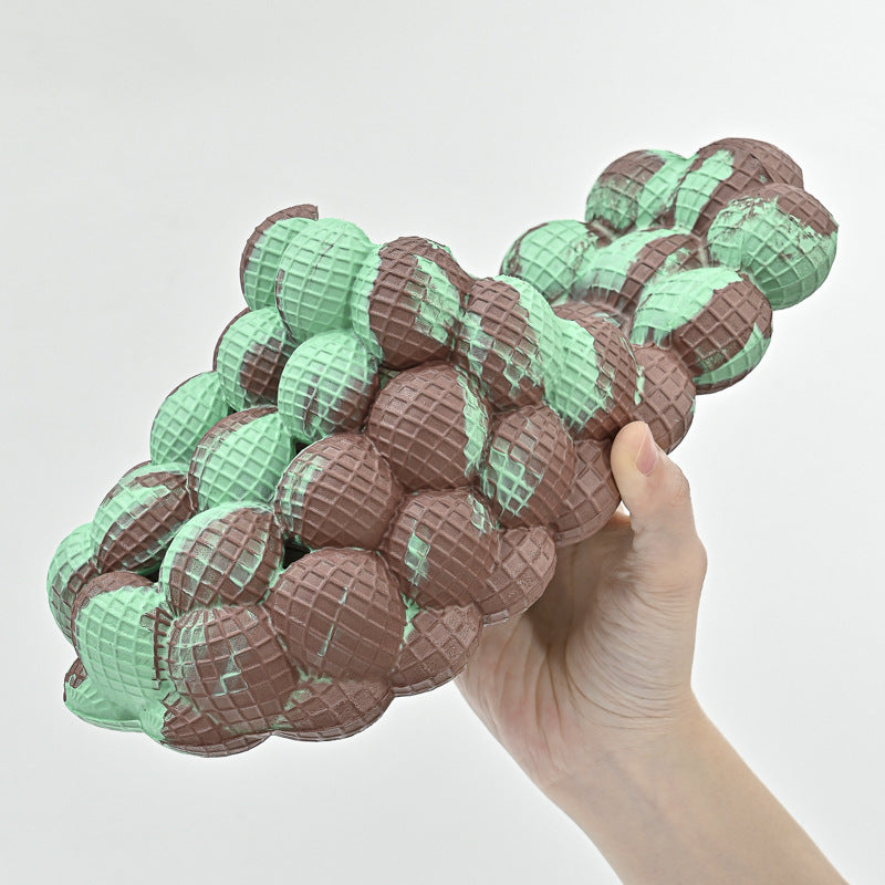 Tie Dye EVA Bubble Slides Platform Slippers Women Summer New Men Foam Sandals Flats Fashion Message Couple Designer Shoes